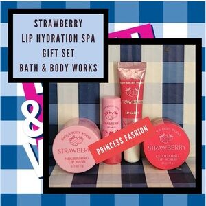 NEW: Strawberry Lip Care Set by Bath & Body Works